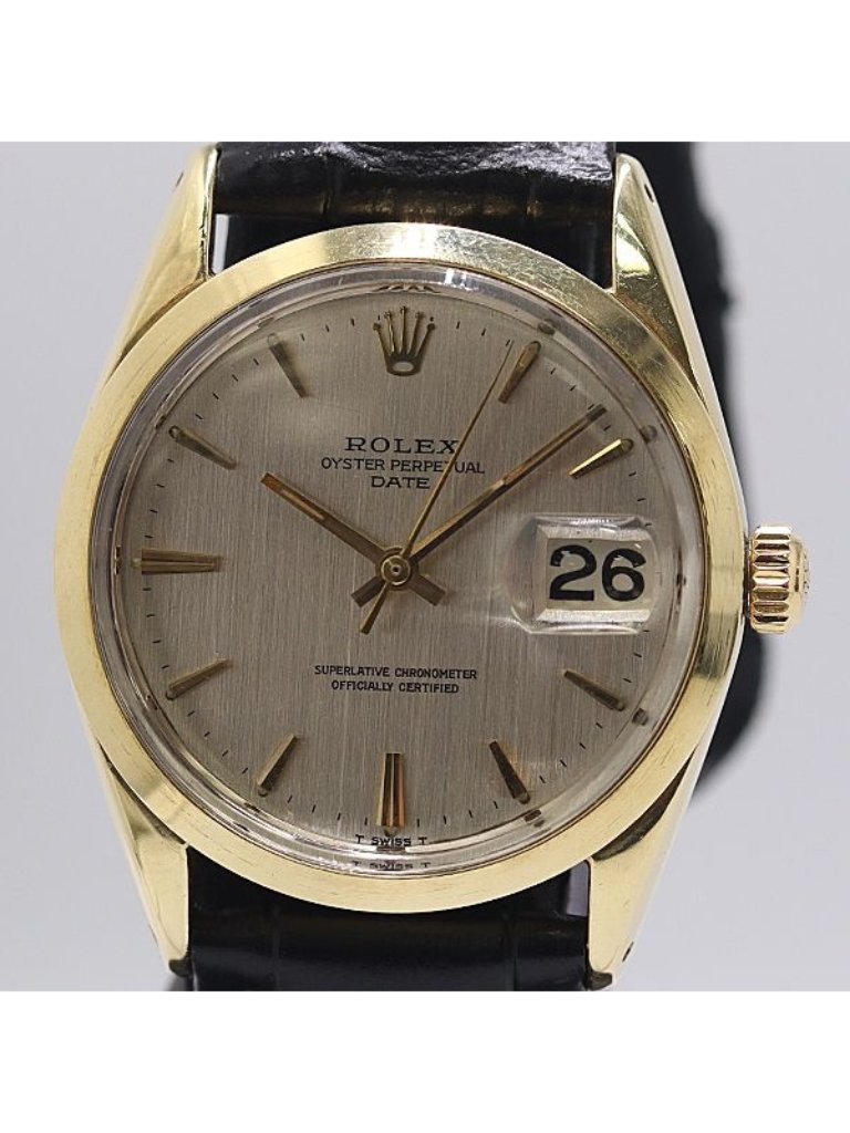 Rolex No 3 Oyster Perpetual Date Automatic Winding Silver Dial Watch